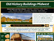 Tablet Screenshot of hickorybuildings.com